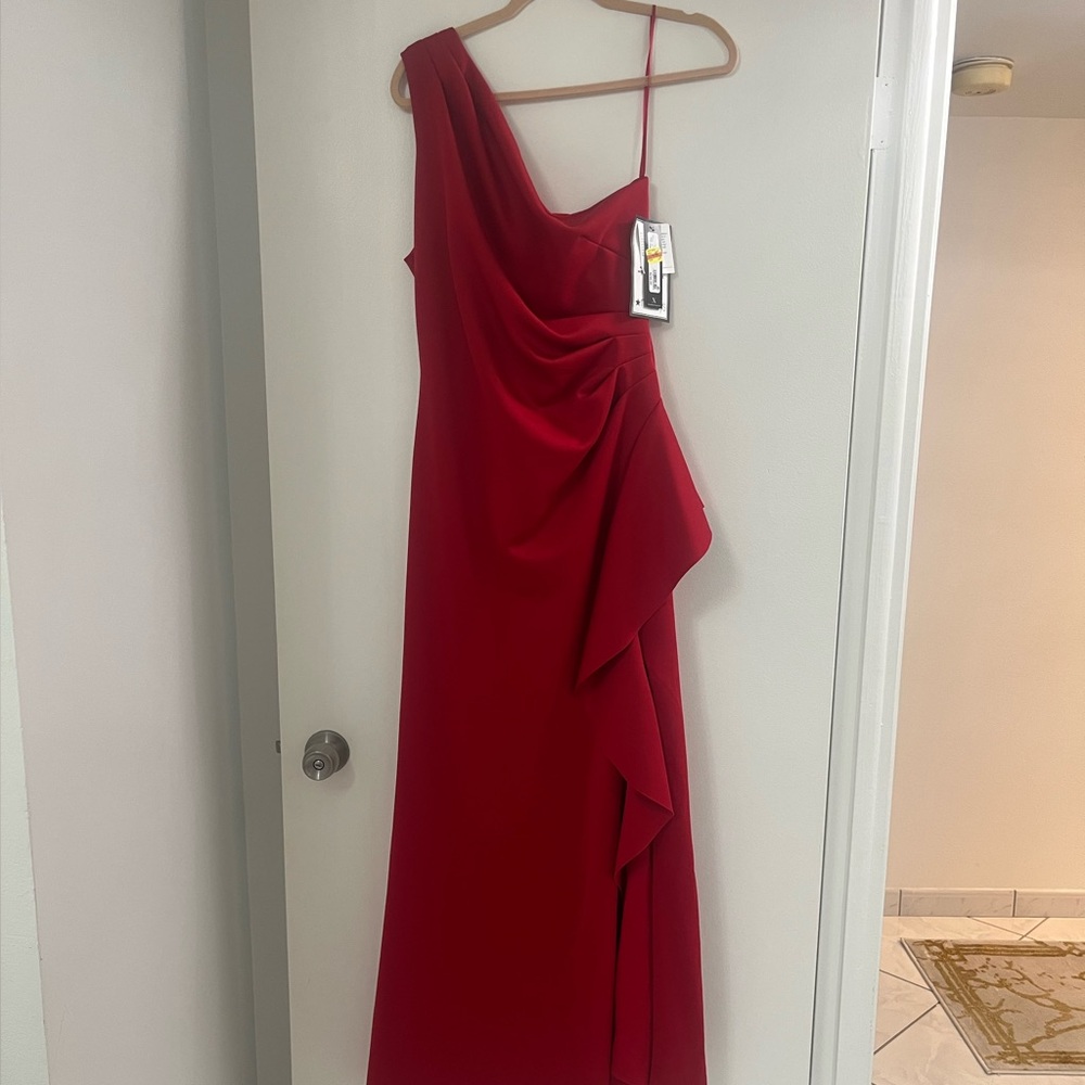Xscape Bold Scarlet Dress. New with tags